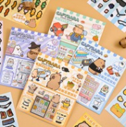 Capybara Clan Dress Up Sticker